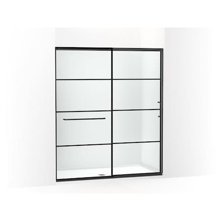 Kohler Elate 5/16 Shower Door 75 1/2 X 65 5/8 707616-8G79-BL